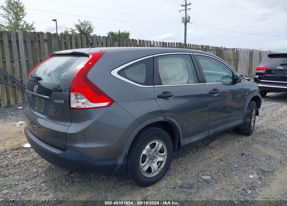 2014 HONDA CR-V LX VIN: 5J6RM4H39EL037470