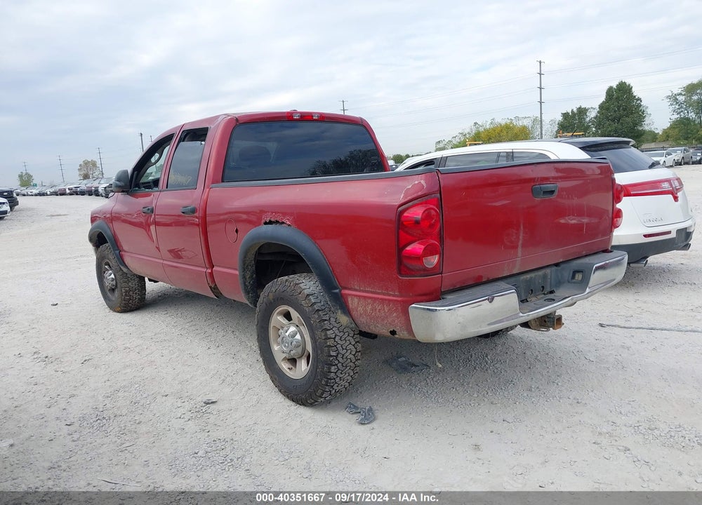 2008 DODGE RAM 2500 SLT/POWER WAGON VIN: 3D7KS28A58G180973