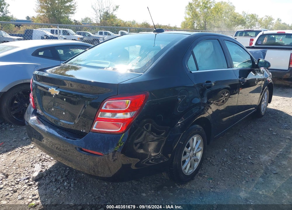 2017 CHEVROLET SONIC LT AUTO VIN: 1G1JD5SH1H4131637
