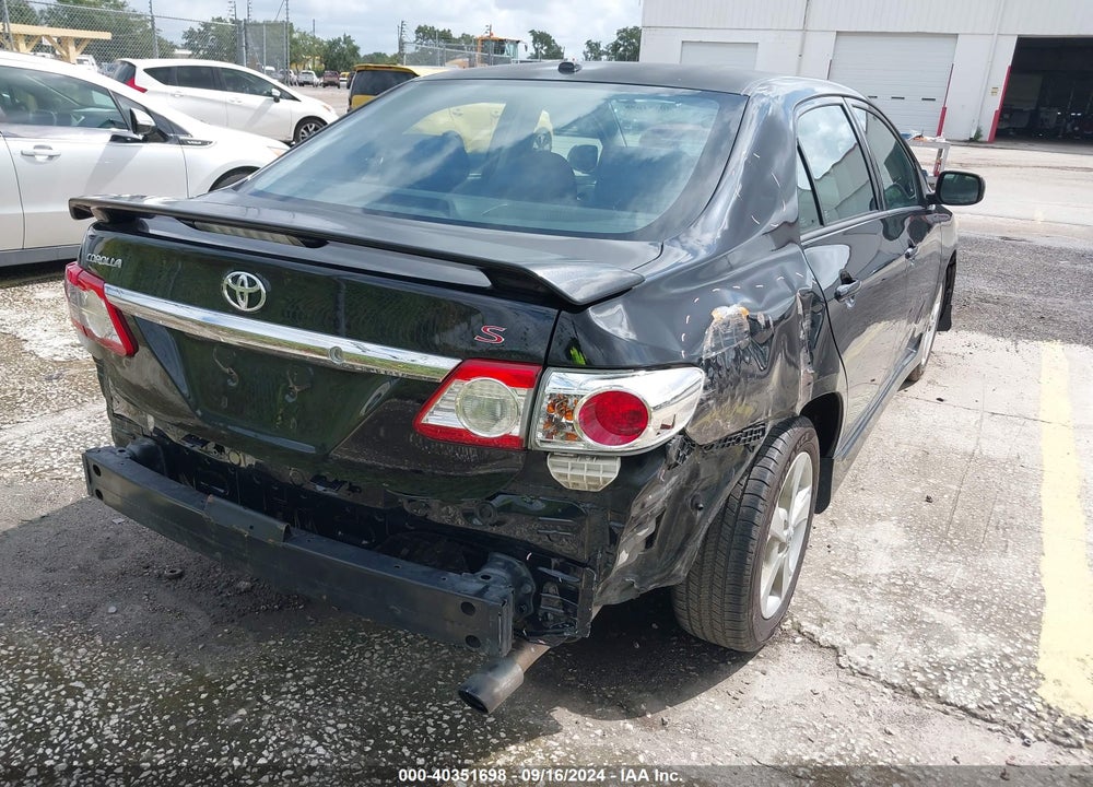 2011 TOYOTA COROLLA S VIN: 2T1BU4EE1BC587603