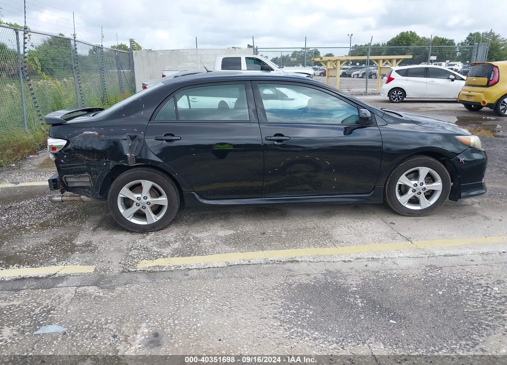 2011 TOYOTA COROLLA S VIN: 2T1BU4EE1BC587603