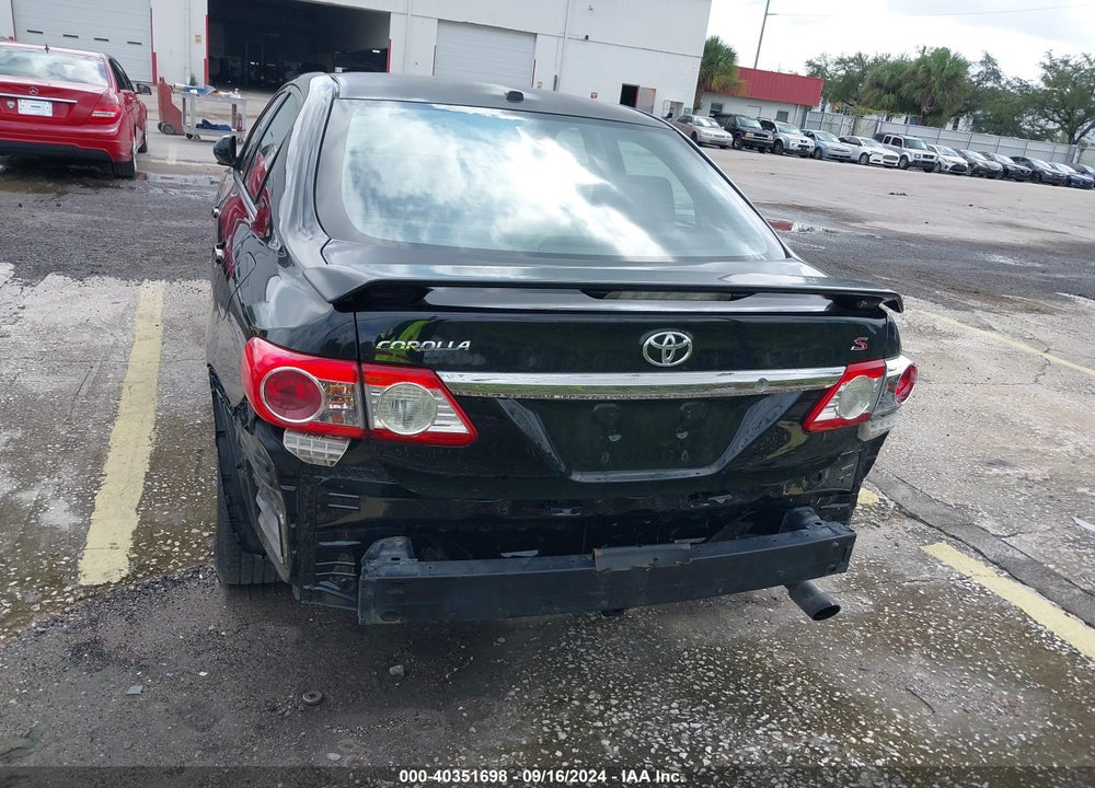 2011 TOYOTA COROLLA S VIN: 2T1BU4EE1BC587603