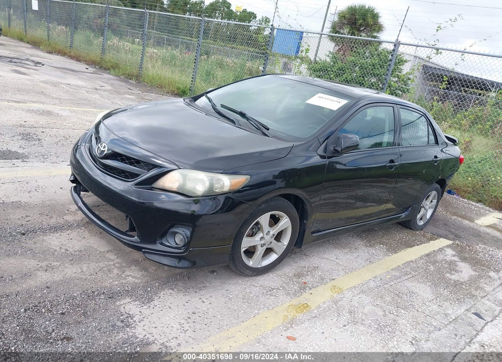 2011 TOYOTA COROLLA S VIN: 2T1BU4EE1BC587603