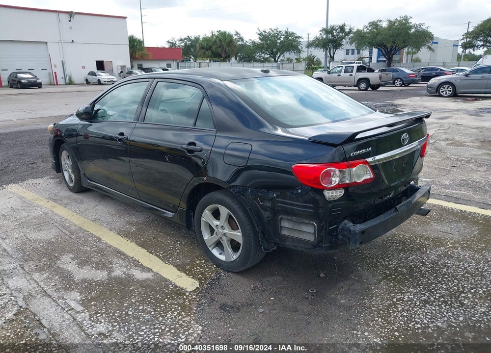 2011 TOYOTA COROLLA S VIN: 2T1BU4EE1BC587603