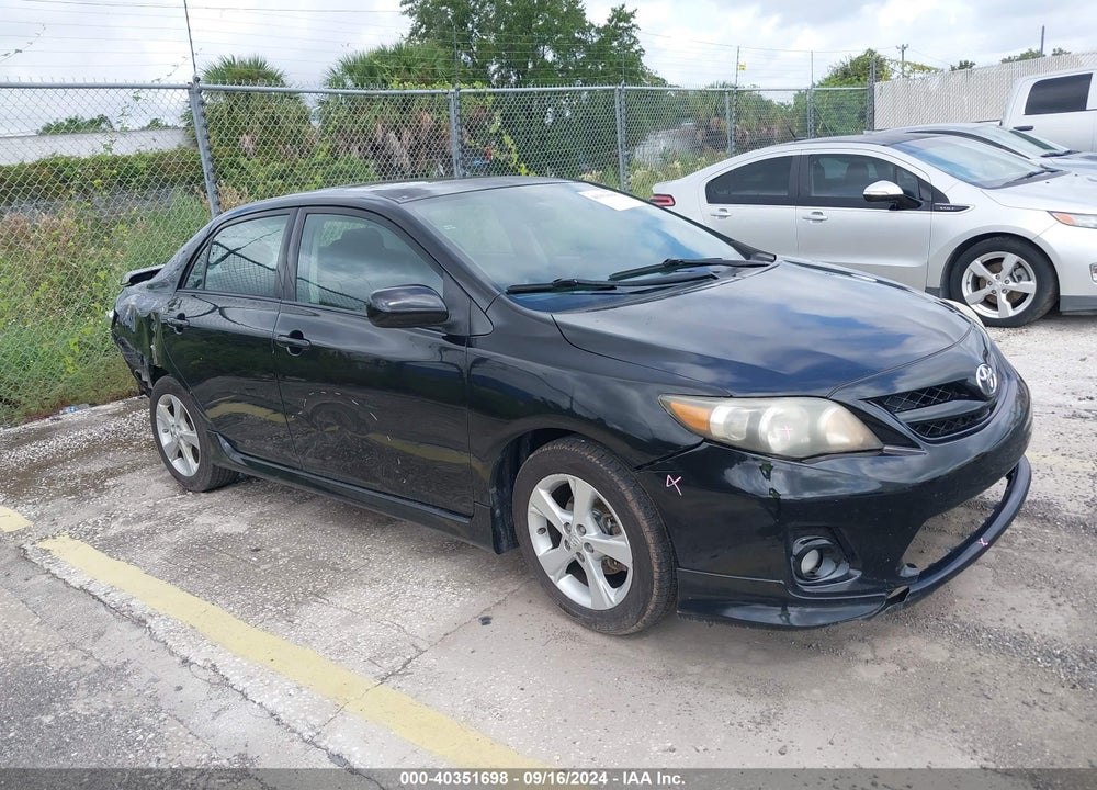 2011 TOYOTA COROLLA S VIN: 2T1BU4EE1BC587603