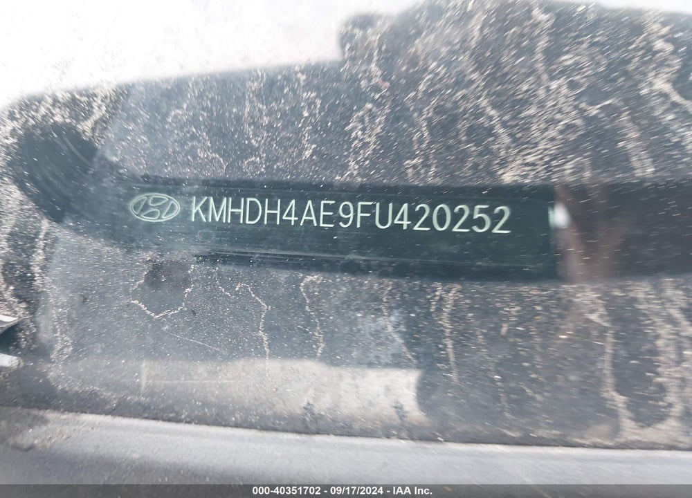 2015 HYUNDAI ELANTRA SE VIN: KMHDH4AE9FU420252