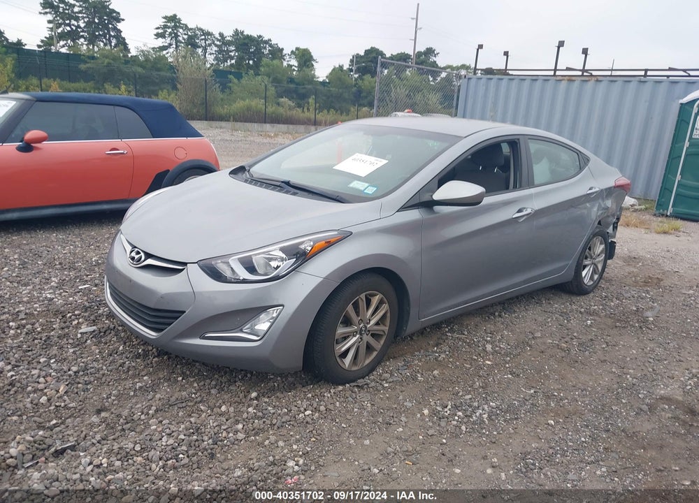 2015 HYUNDAI ELANTRA SE VIN: KMHDH4AE9FU420252
