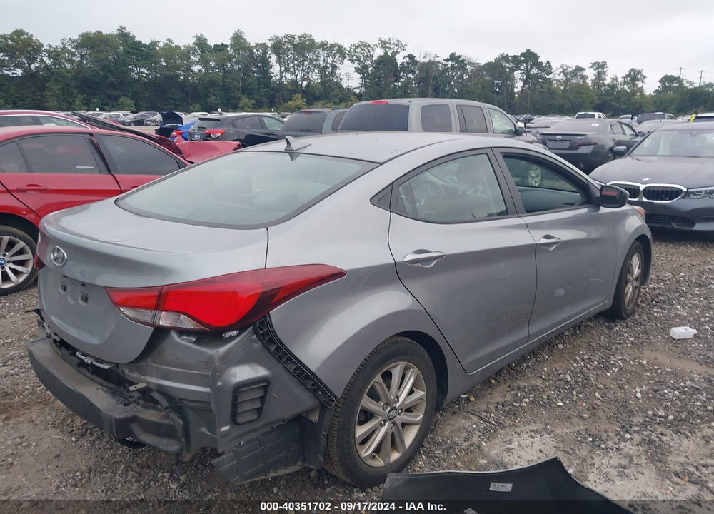 2015 HYUNDAI ELANTRA SE VIN: KMHDH4AE9FU420252