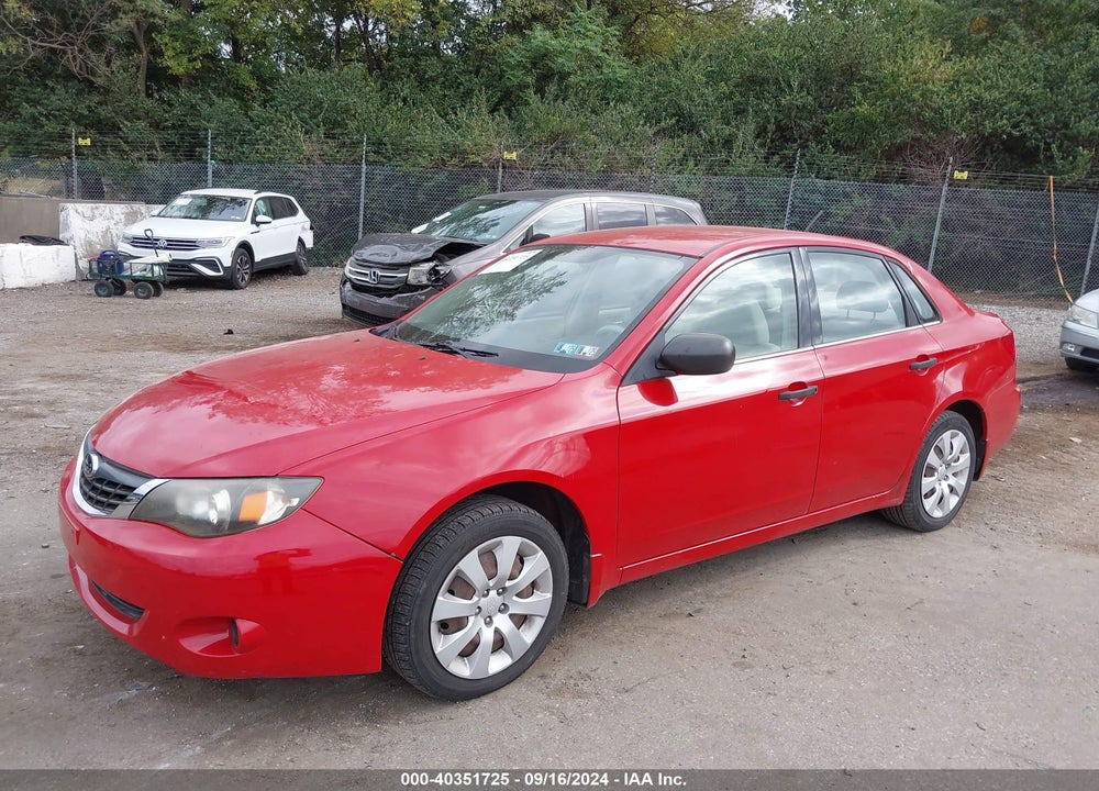 2008 SUBARU IMPREZA 2.5I VIN: JF1GE616X8G526618