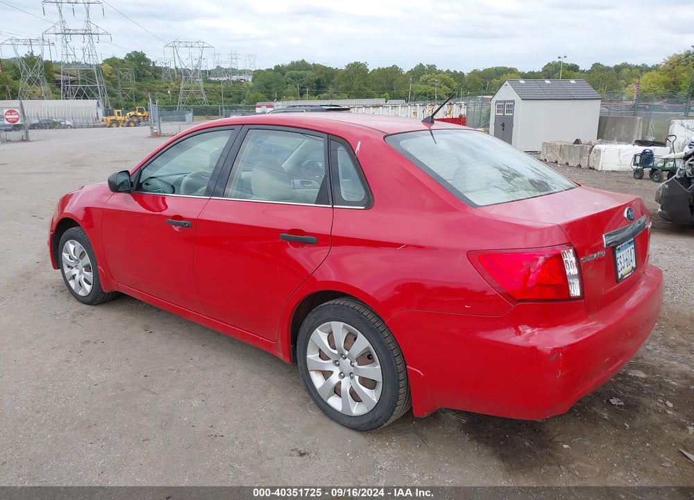 2008 SUBARU IMPREZA 2.5I VIN: JF1GE616X8G526618