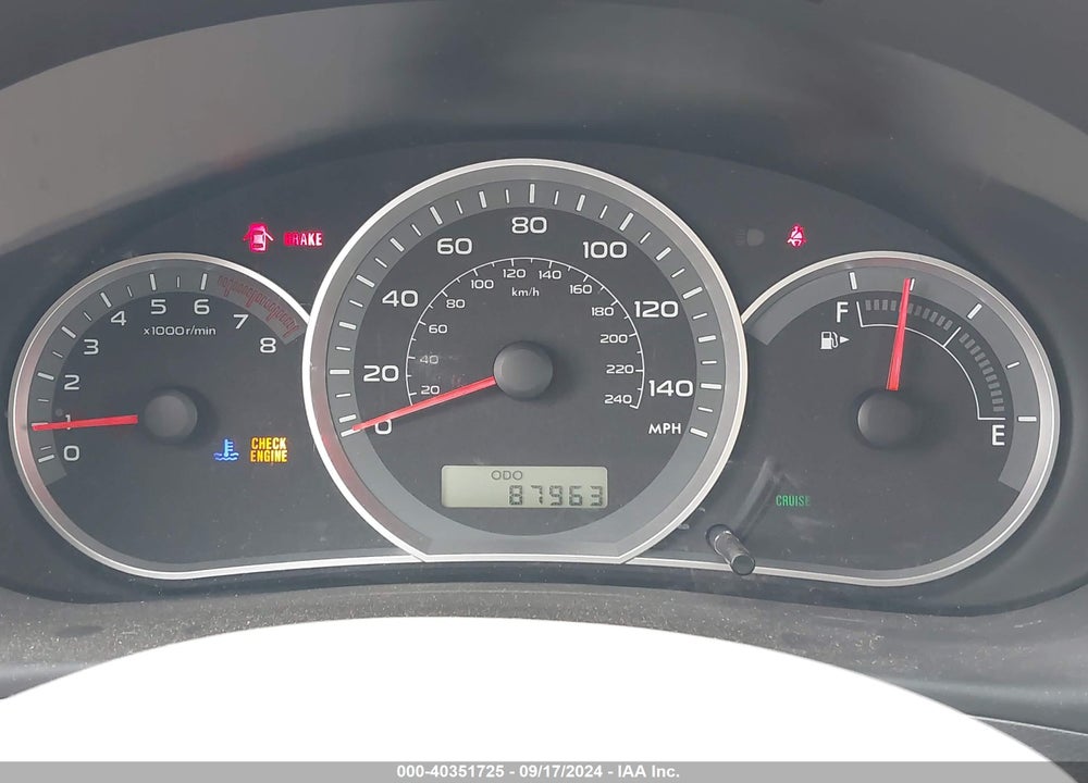 2008 SUBARU IMPREZA 2.5I VIN: JF1GE616X8G526618