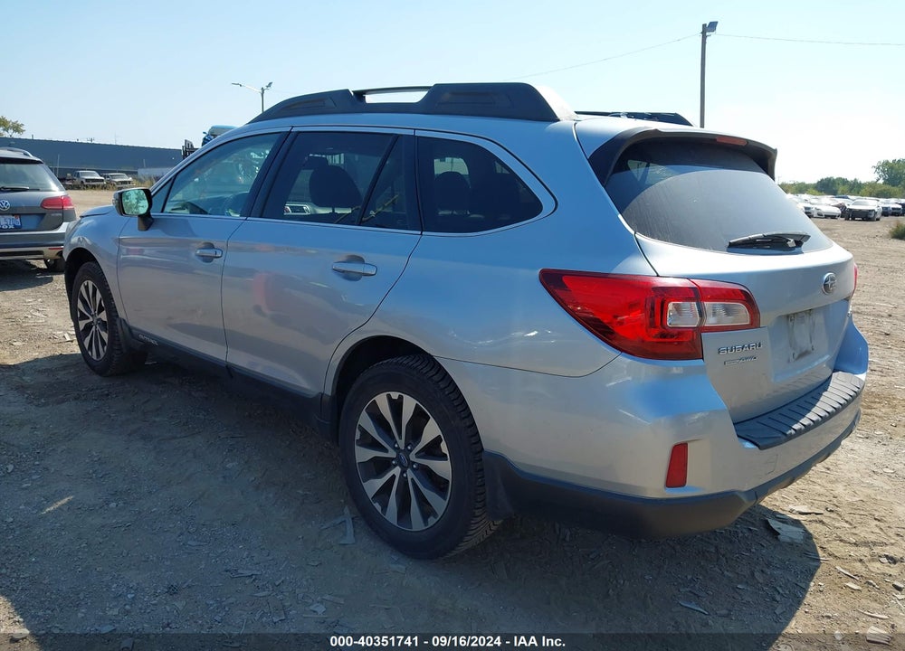 2015 SUBARU OUTBACK 2.5I LIMITED VIN: 4S4BSBLC9F3345292