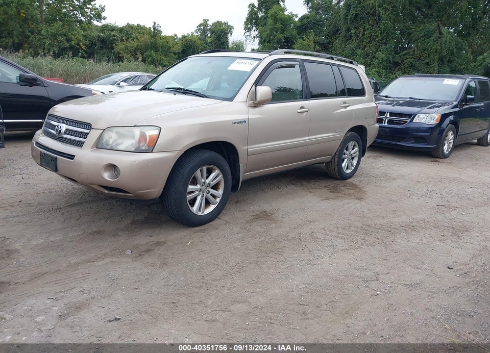 2006 TOYOTA HIGHLANDER HYBRID LIMITED V6 VIN: JTEEW21A560019834