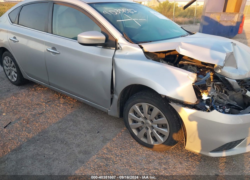 2017 NISSAN SENTRA SV VIN: 3N1AB7AP1HL673156