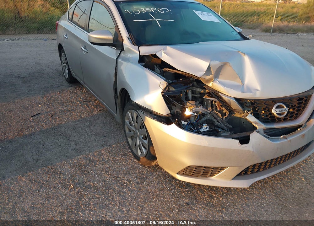 2017 NISSAN SENTRA SV VIN: 3N1AB7AP1HL673156
