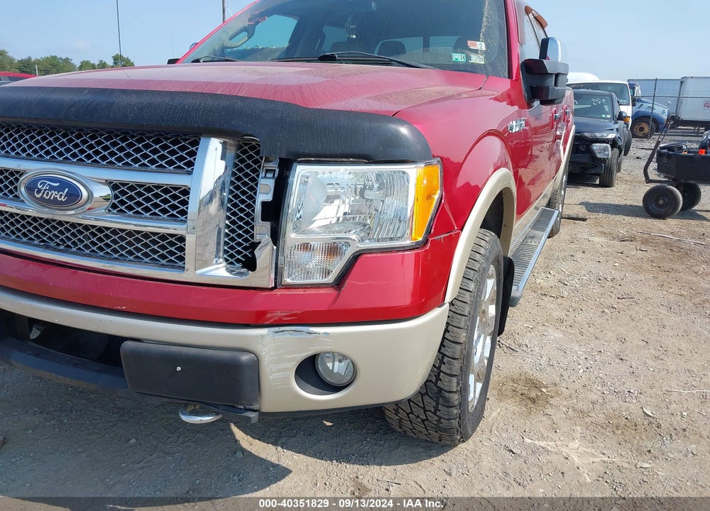 2010 FORD F-150 FX4/HARLEY-DAVIDSON/KING RANCH/LARIAT/PLATINUM/XL/XLT VIN: 1FTFW1EV2AFC20760