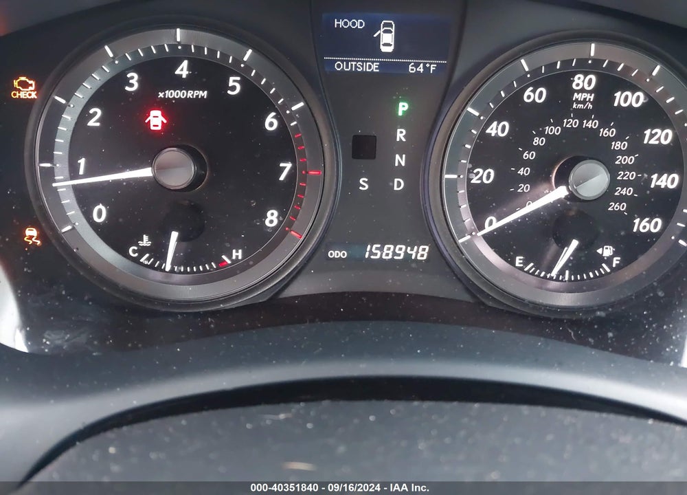 2009 LEXUS ES 350 VIN: JTHBJ46G592308802