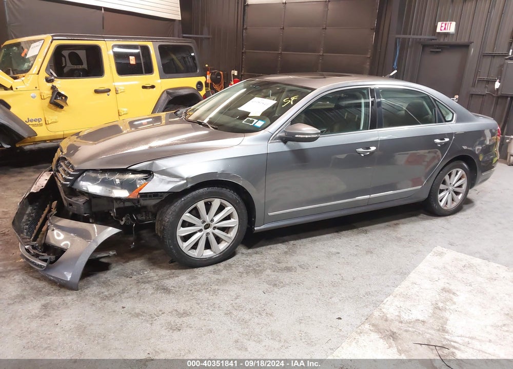2012 VOLKSWAGEN PASSAT 2.5L SEL PREMIUM VIN: 1VWCP7A36CC024197