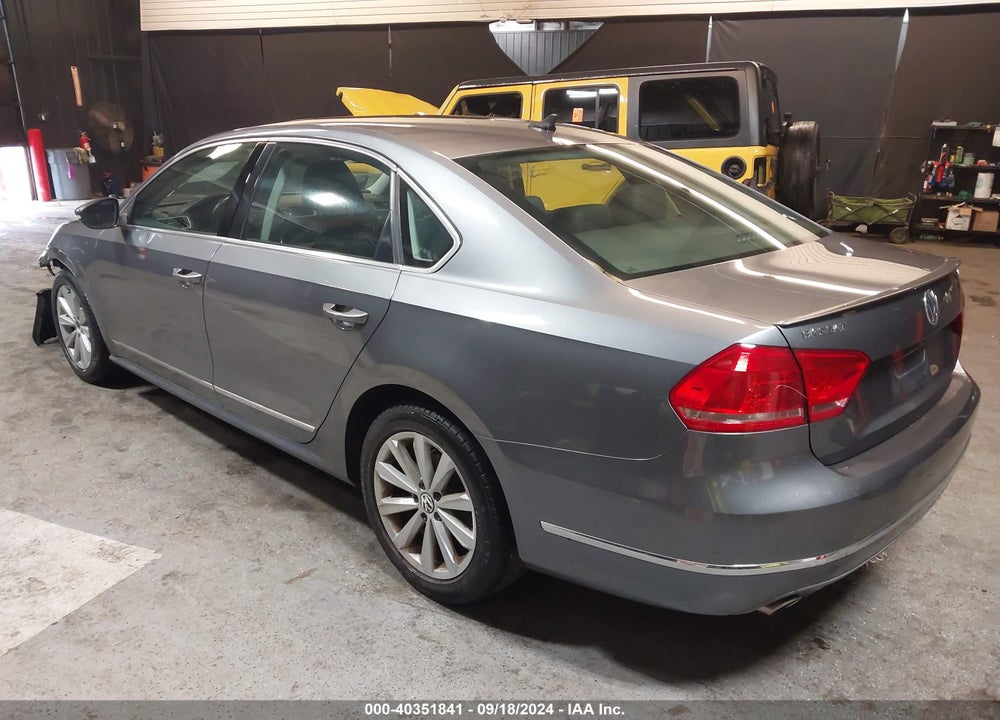 2012 VOLKSWAGEN PASSAT 2.5L SEL PREMIUM VIN: 1VWCP7A36CC024197