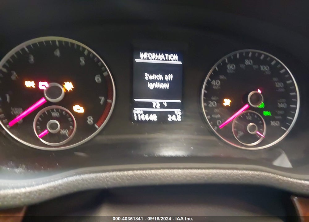 2012 VOLKSWAGEN PASSAT 2.5L SEL PREMIUM VIN: 1VWCP7A36CC024197