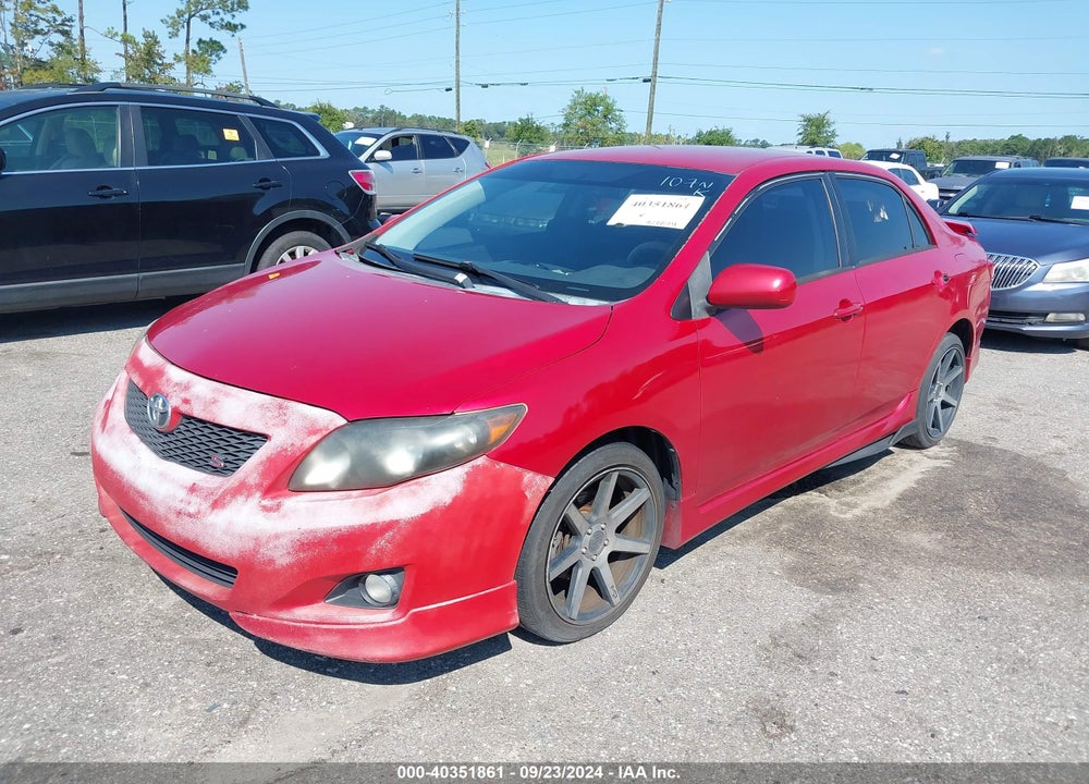 2009 TOYOTA COROLLA S VIN: 1NXBU40E29Z079849