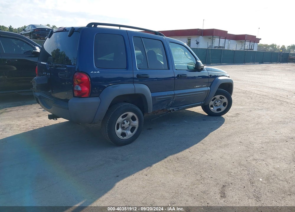 2002 JEEP LIBERTY SPORT VIN: 1J4GL48K32W209780