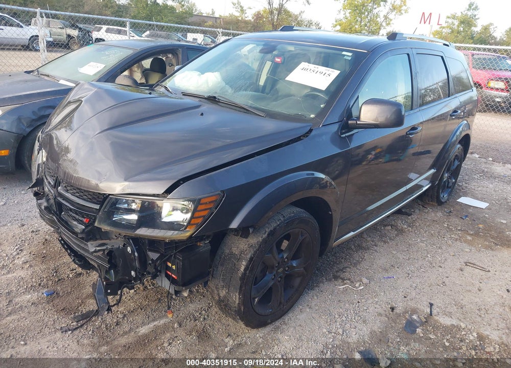 2018 DODGE JOURNEY CROSSROAD VIN: 3C4PDCGG2JT378686