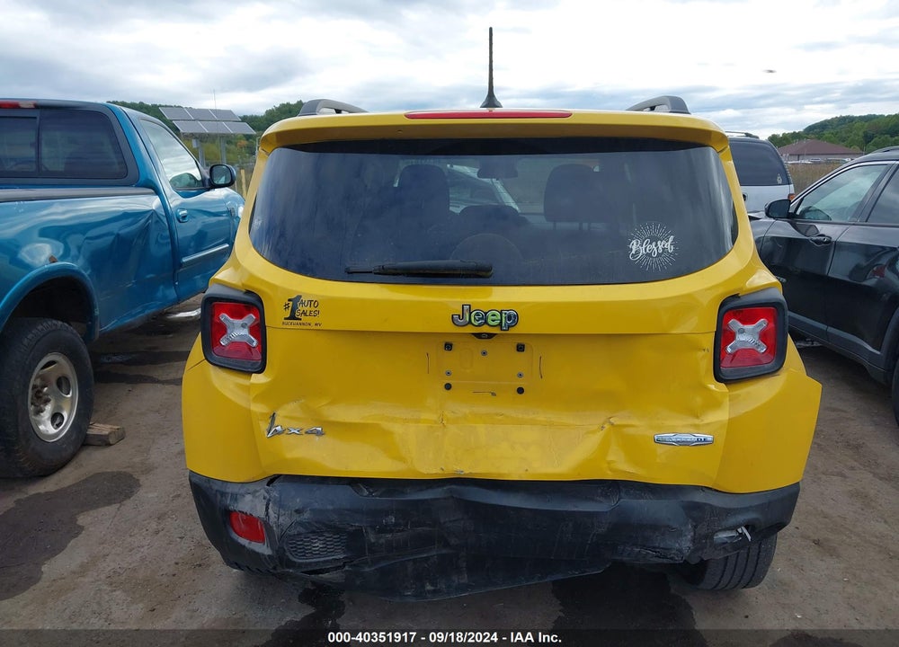 2017 JEEP RENEGADE LATITUDE 4X4 VIN: ZACCJBBB9HPF33006