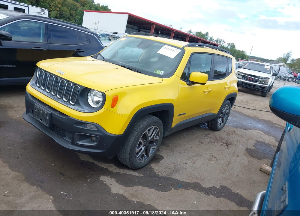 2017 JEEP RENEGADE LATITUDE 4X4 VIN: ZACCJBBB9HPF33006
