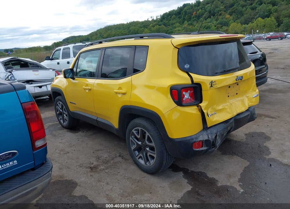 2017 JEEP RENEGADE LATITUDE 4X4 VIN: ZACCJBBB9HPF33006
