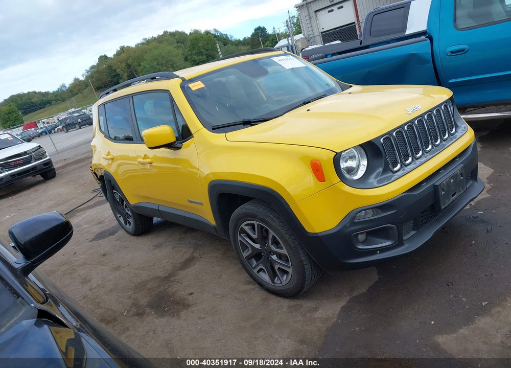 2017 JEEP RENEGADE LATITUDE 4X4 VIN: ZACCJBBB9HPF33006