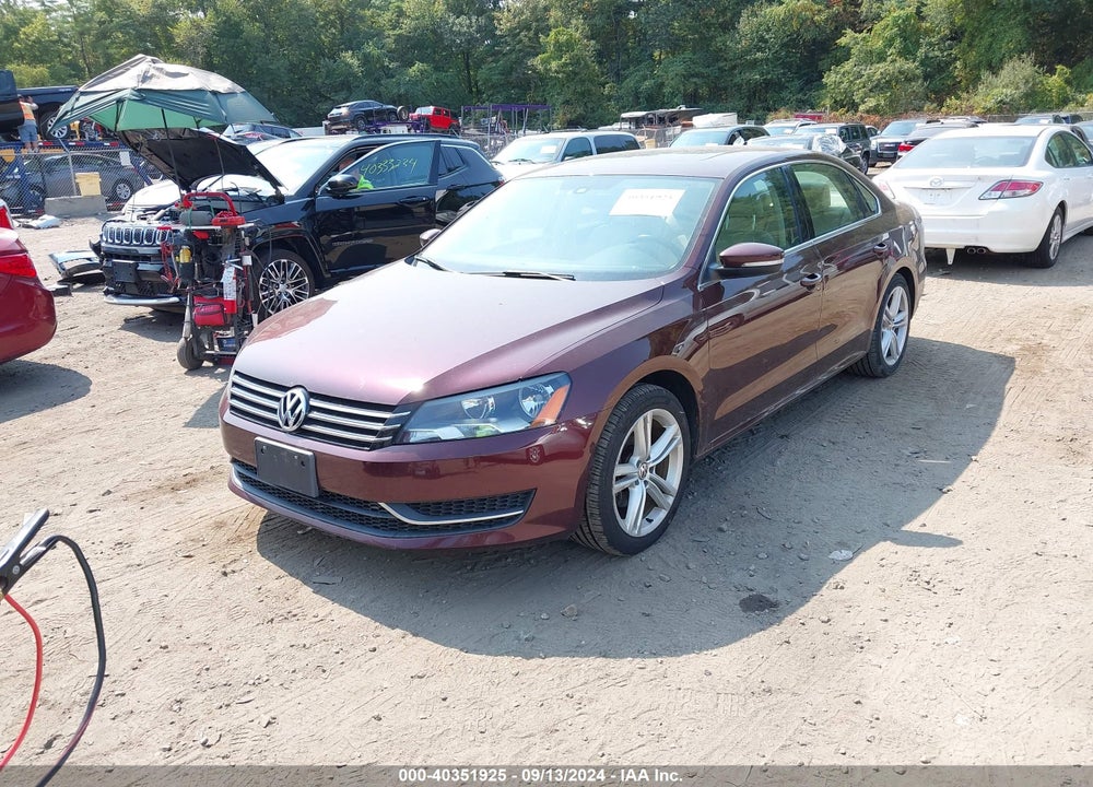 2014 VOLKSWAGEN PASSAT 1.8T SE VIN: 1VWBT7A39EC035740