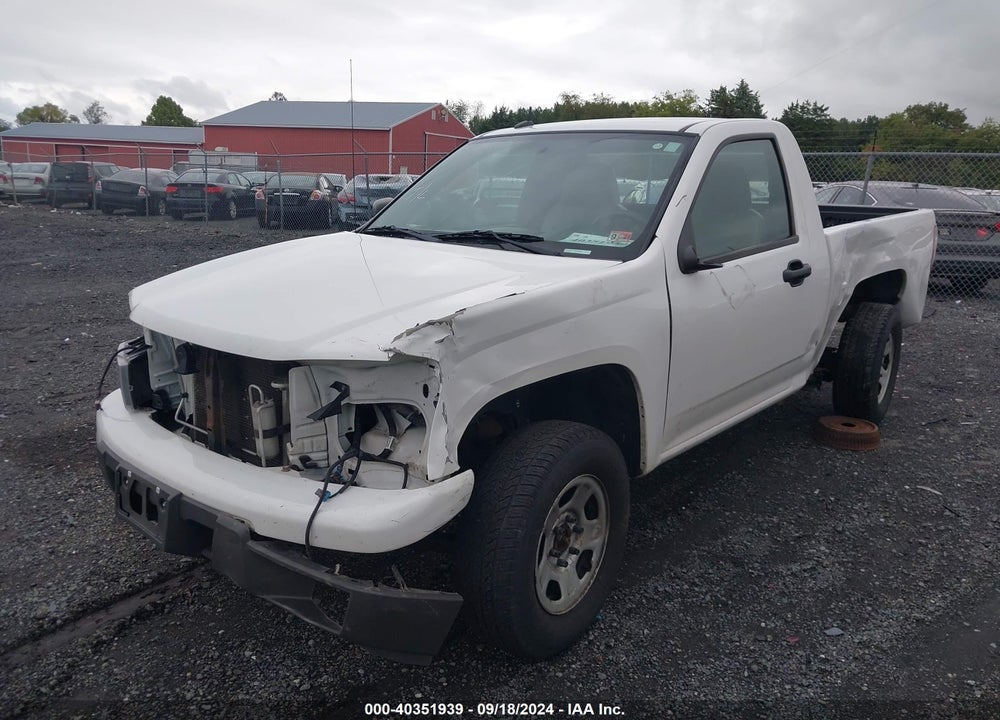2010 CHEVROLET COLORADO WORK TRUCK VIN: 1GCHTBD93A8144787