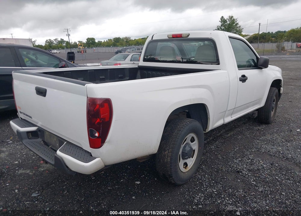 2010 CHEVROLET COLORADO WORK TRUCK VIN: 1GCHTBD93A8144787