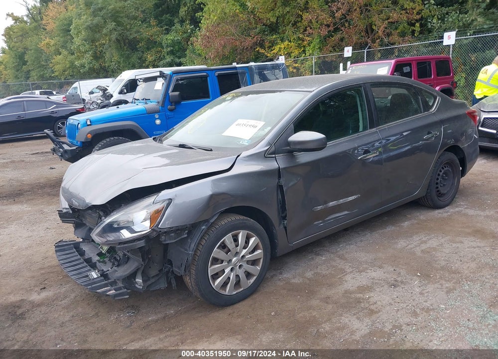 2018 NISSAN SENTRA S VIN: 3N1AB7AP7JY299550
