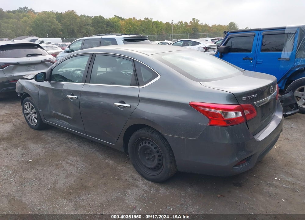 2018 NISSAN SENTRA S VIN: 3N1AB7AP7JY299550