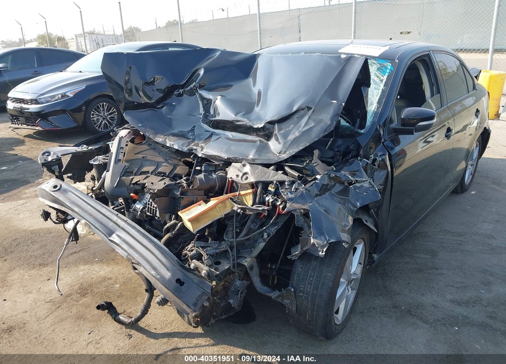 2012 VOLKSWAGEN JETTA 2.0L TDI VIN: 3VWLL7AJ5CM415334