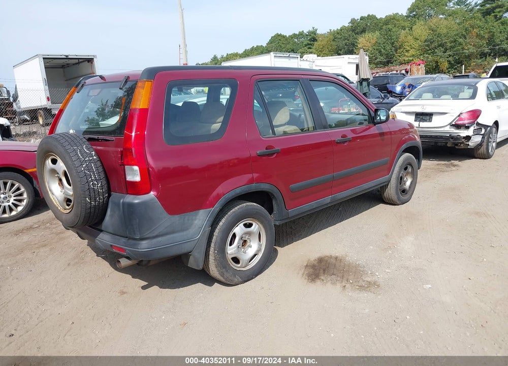 2004 HONDA CR-V LX VIN: SHSRD78464U236339