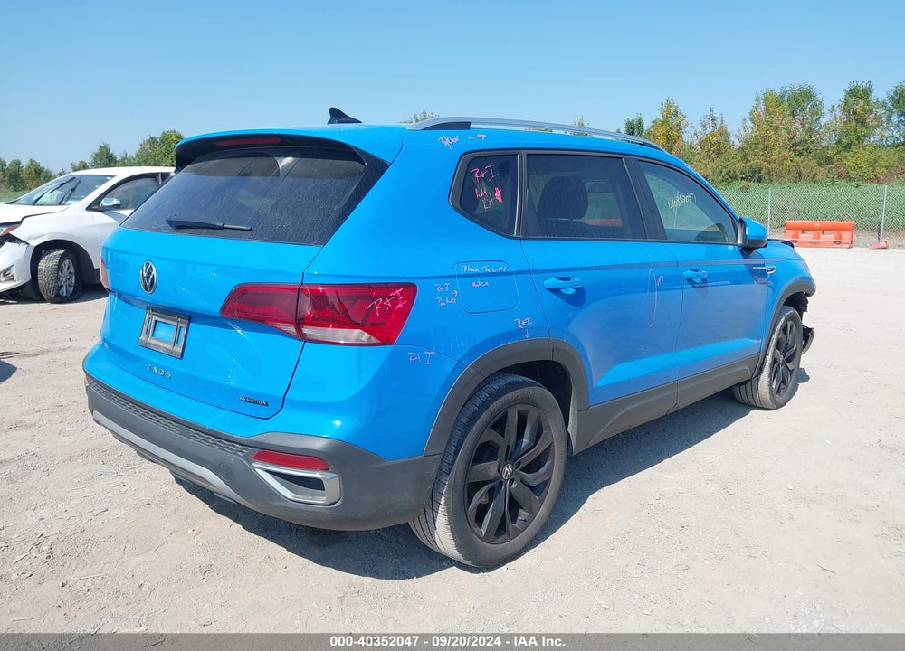 2022 VOLKSWAGEN TAOS 1.5T SE VIN: 3VVLX7B28NM080668