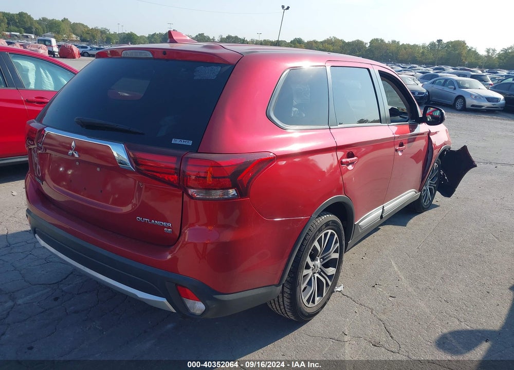 2018 MITSUBISHI OUTLANDER SE VIN: JA4AZ3A35JZ037749