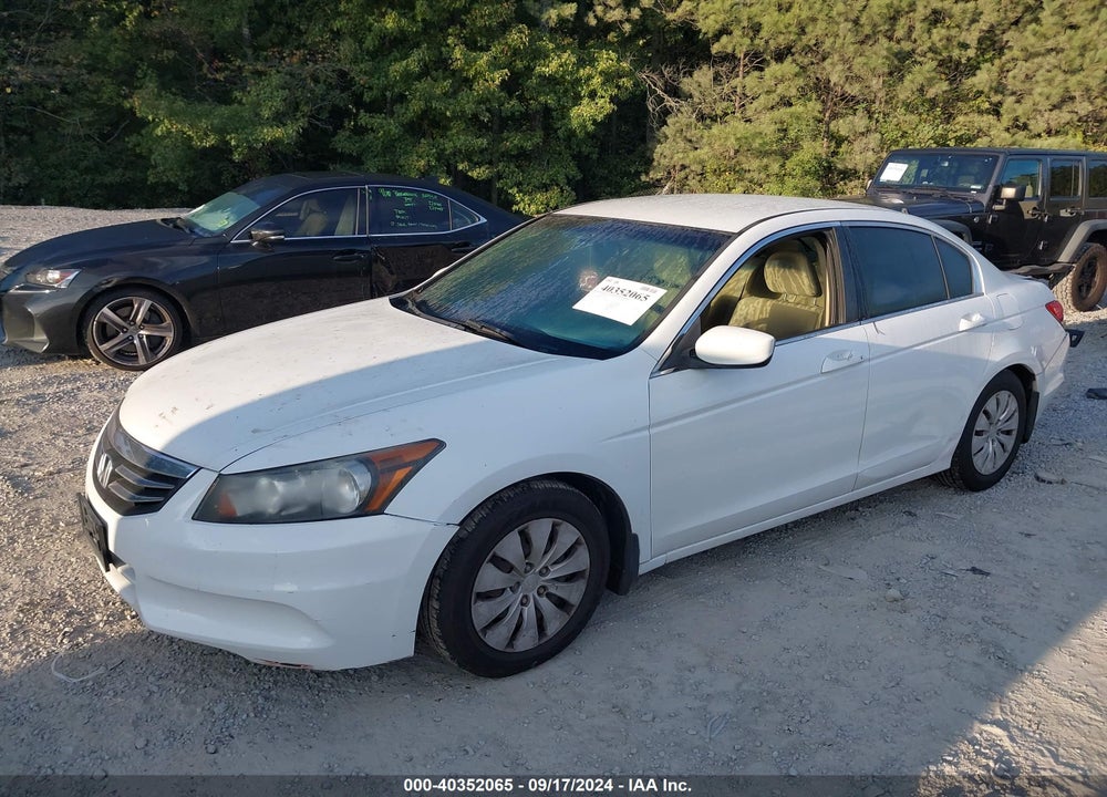 2012 HONDA ACCORD 2.4 LX VIN: 1HGCP2F37CA157935