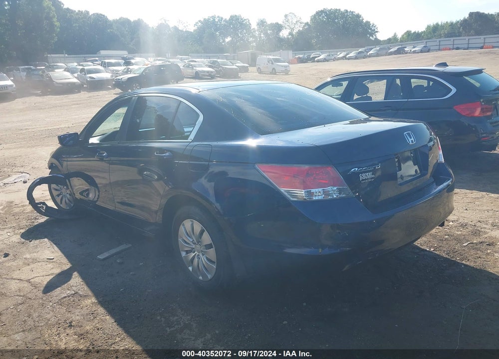 2010 HONDA ACCORD 2.4 LX VIN: 1HGCP2F39AA039141