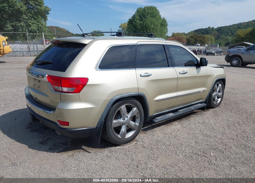 2011 JEEP GRAND CHEROKEE OVERLAND VIN: 1J4RR6GG4BC617433