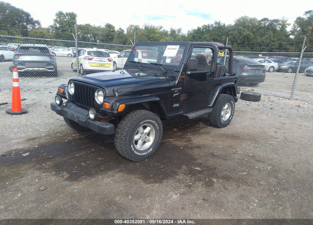 1999 JEEP WRANGLER SPORT VIN: 1J4FY19S6XP457212