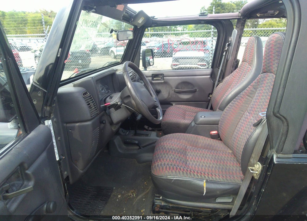 1999 JEEP WRANGLER SPORT VIN: 1J4FY19S6XP457212