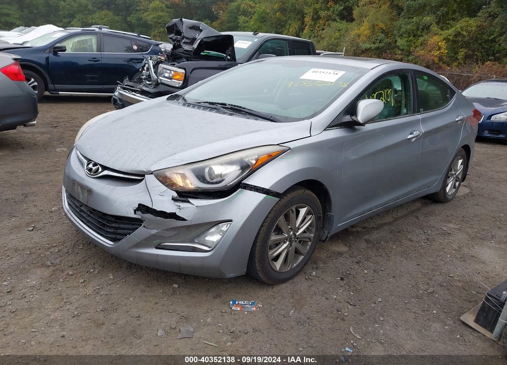 2015 HYUNDAI ELANTRA SE VIN: 5NPDH4AE5FH569837