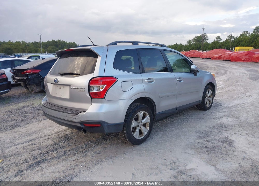 2014 SUBARU FORESTER 2.5I TOURING VIN: JF2SJAPC3EH550590