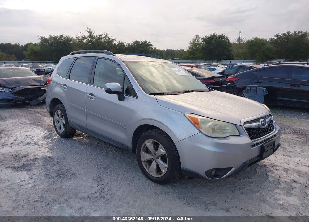 2014 SUBARU FORESTER 2.5I TOURING VIN: JF2SJAPC3EH550590