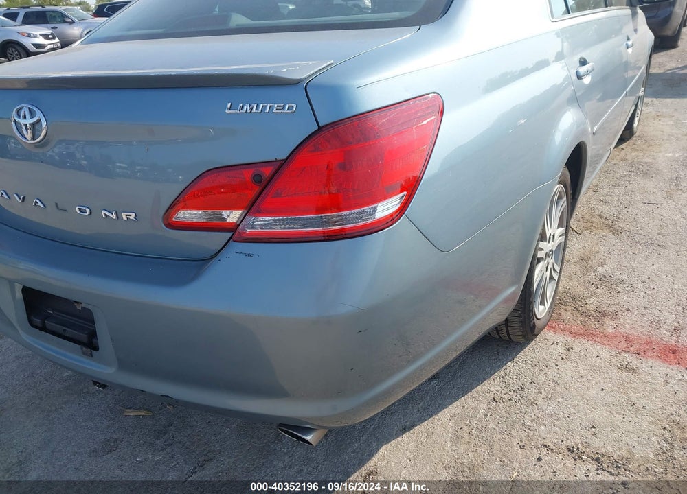 2006 TOYOTA AVALON LIMITED VIN: 4T1BK36B86U062739