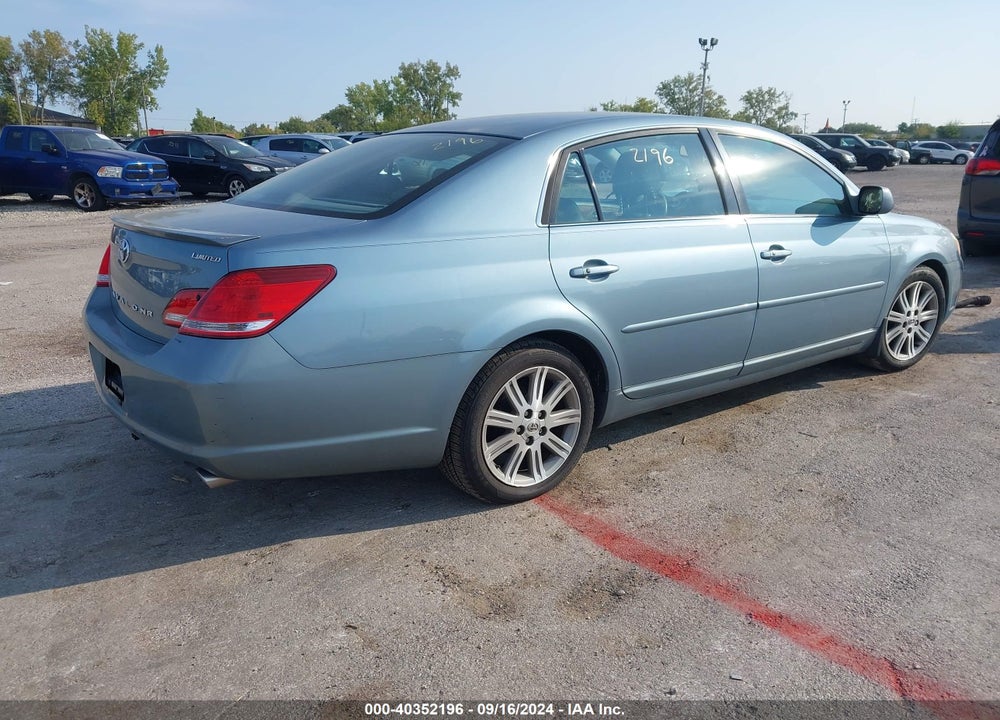2006 TOYOTA AVALON LIMITED VIN: 4T1BK36B86U062739